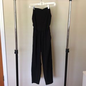 Woman’s black jumpsuit